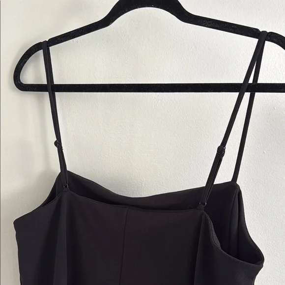NWT h&m black spaghetti strap mini shift dress - Picture 4 of 5